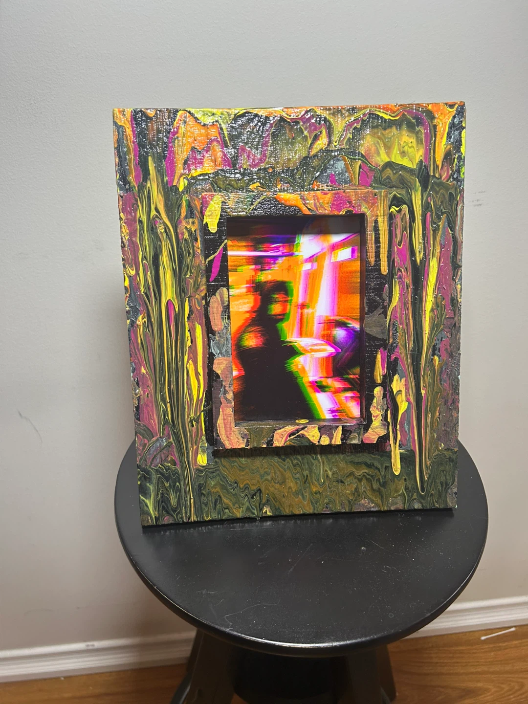 Handmade Abstract Art Picture Frame - photo 2