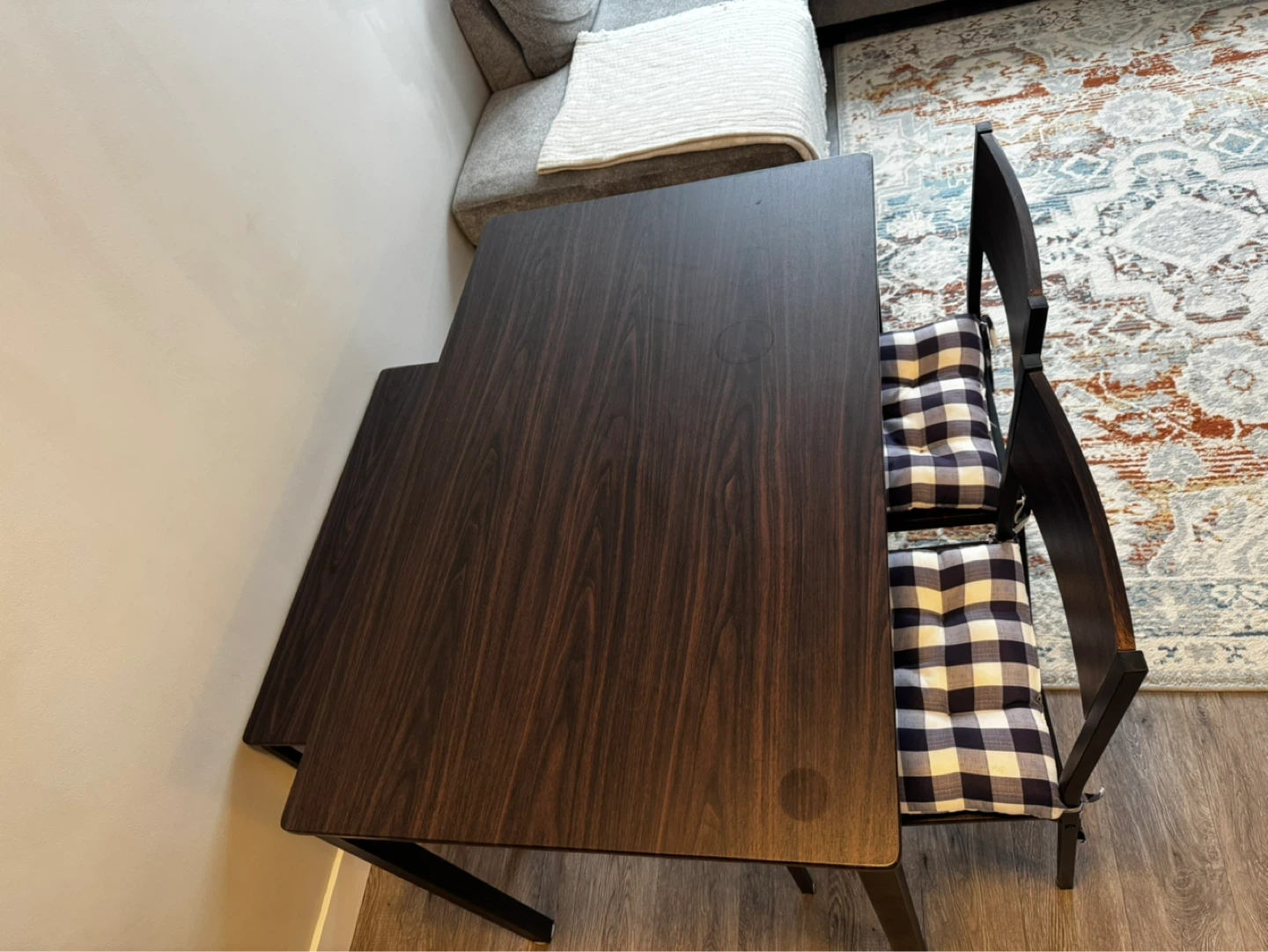 3-Piece Dining Set with Chairs and Bench - photo 2