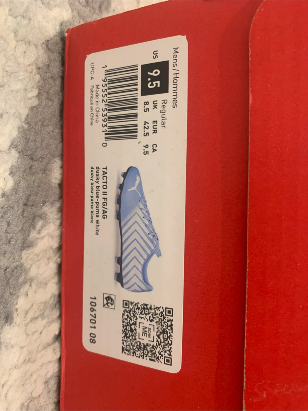 Puma TACTO II FG/AG Soccer Cleats - Size 9.5 - photo 3