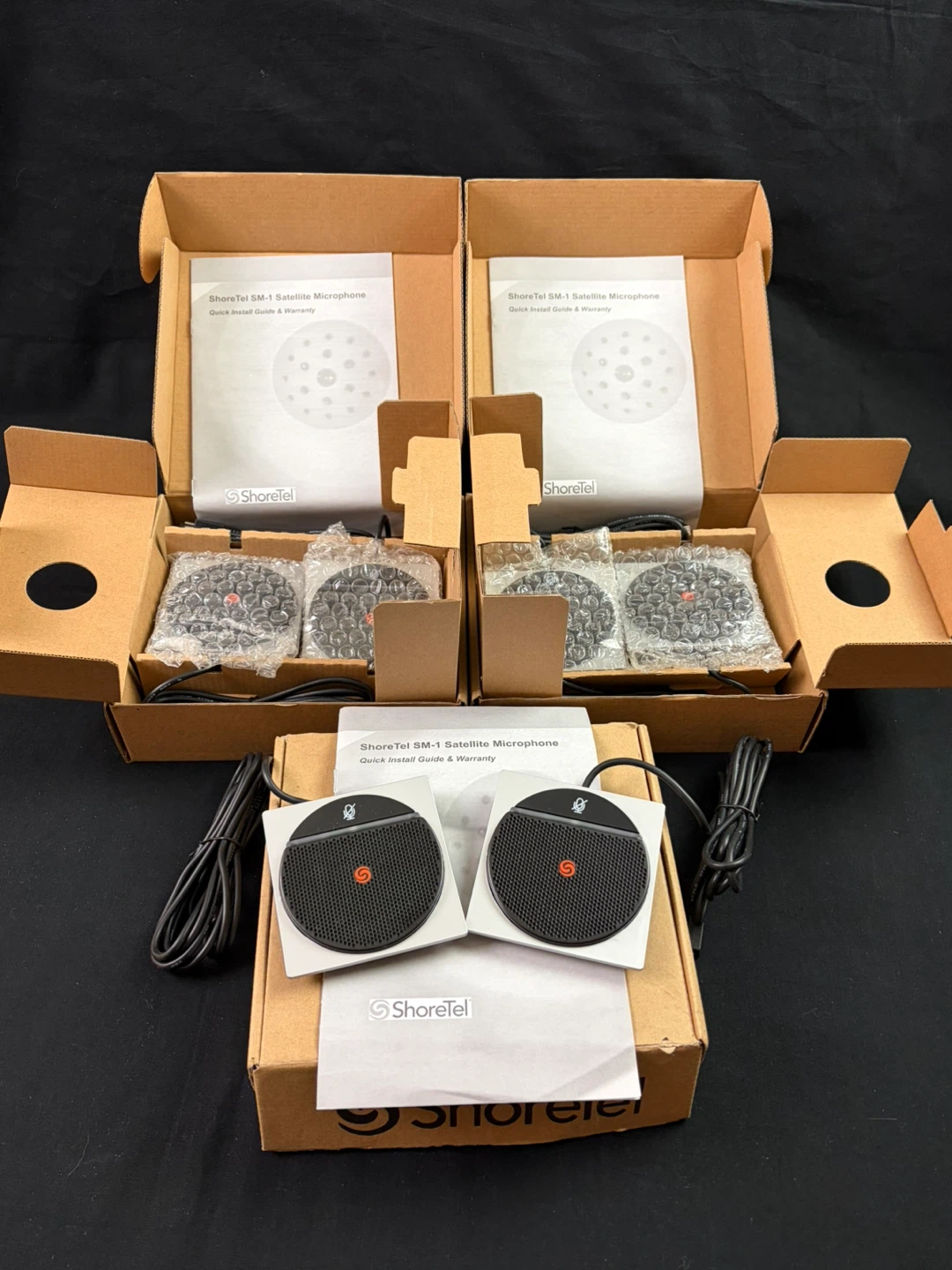 ShoreTel SM-1 Satellite Microphones. Three (2 Packs)