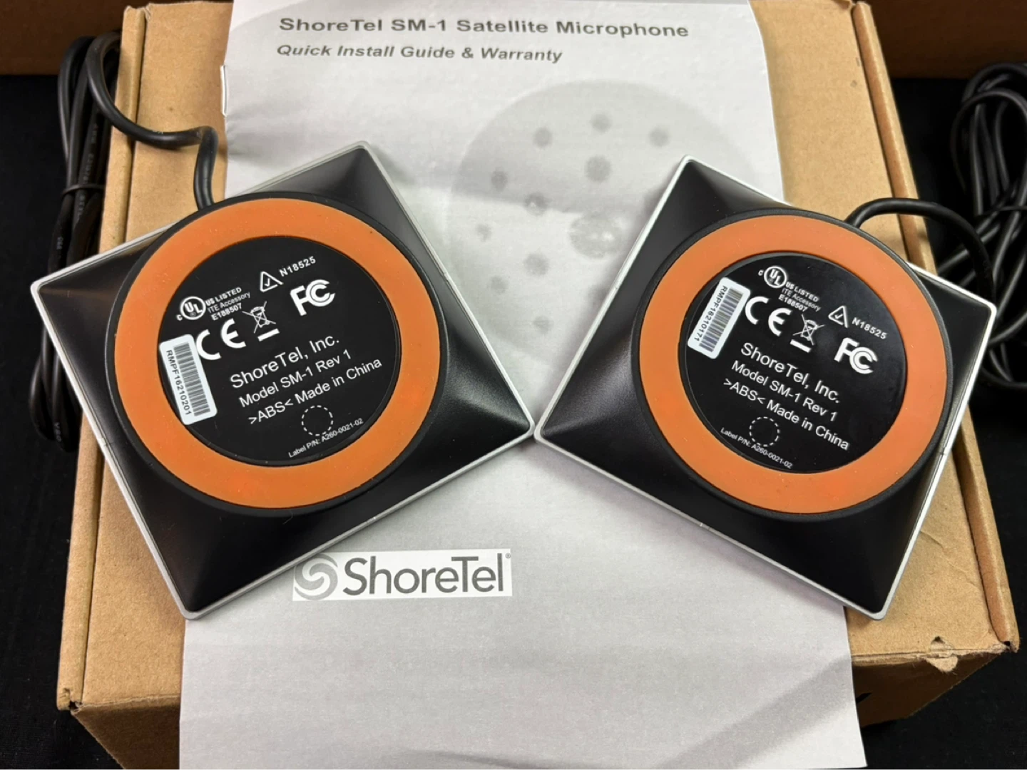 ShoreTel SM-1 Satellite Microphones. Three (2 Packs) - photo 4