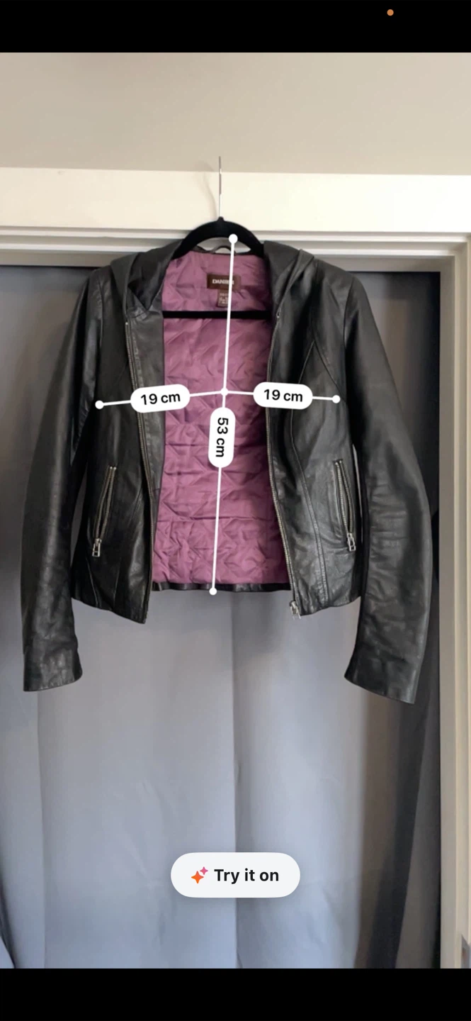Vintage Danier Leather Hooded Jacket - photo 3