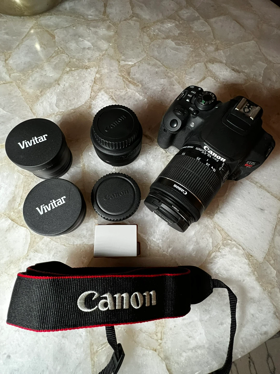 Canon EOS Rebel T5i DSLR Camera with Lenses and Accessories