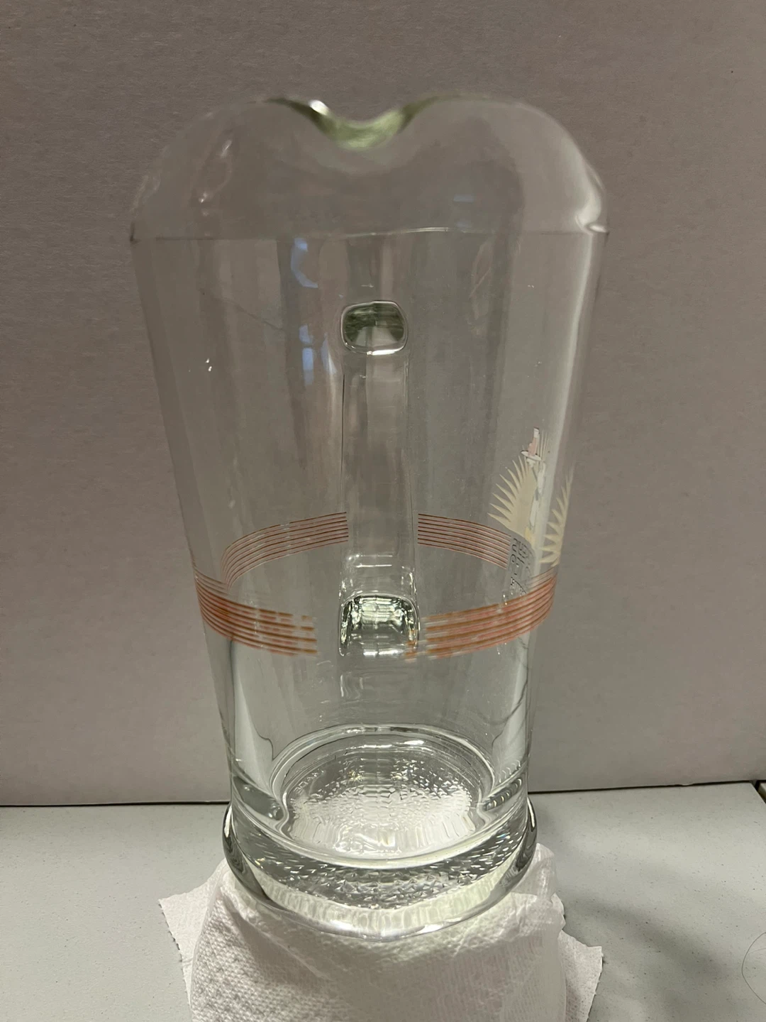 Vintage Mickey Mouse Iced Tea Glass Pitcher – Disney Retro - photo 5