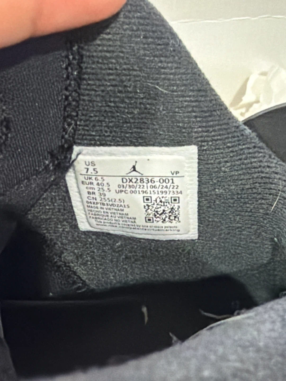 Air Jordan 6 Retro "Black Cat" Men's Sneakers - photo 5