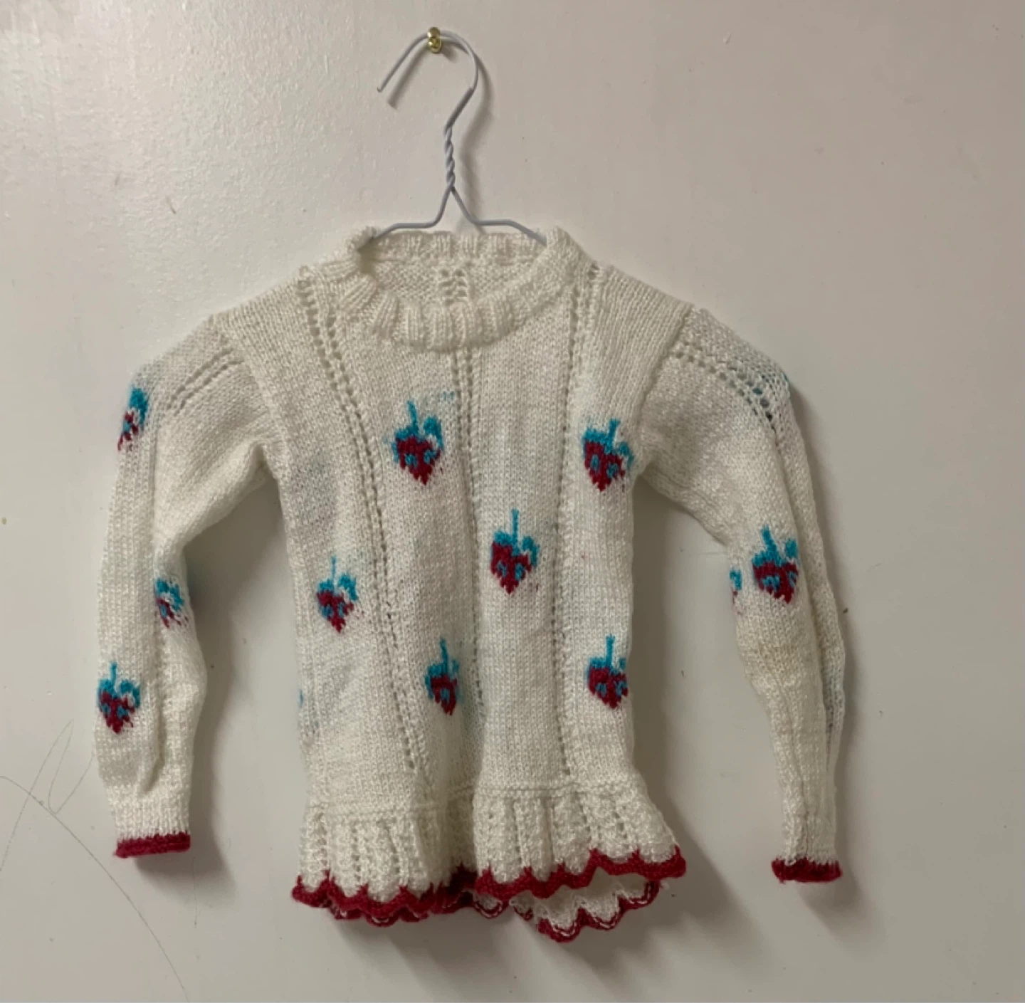 Hand-Knitted Toddler Sweater - photo 3