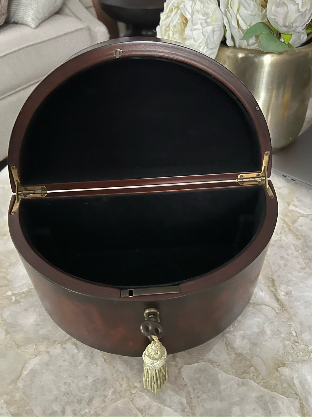Bombay & Co Wooden Decorative Box with Tassel - photo 2