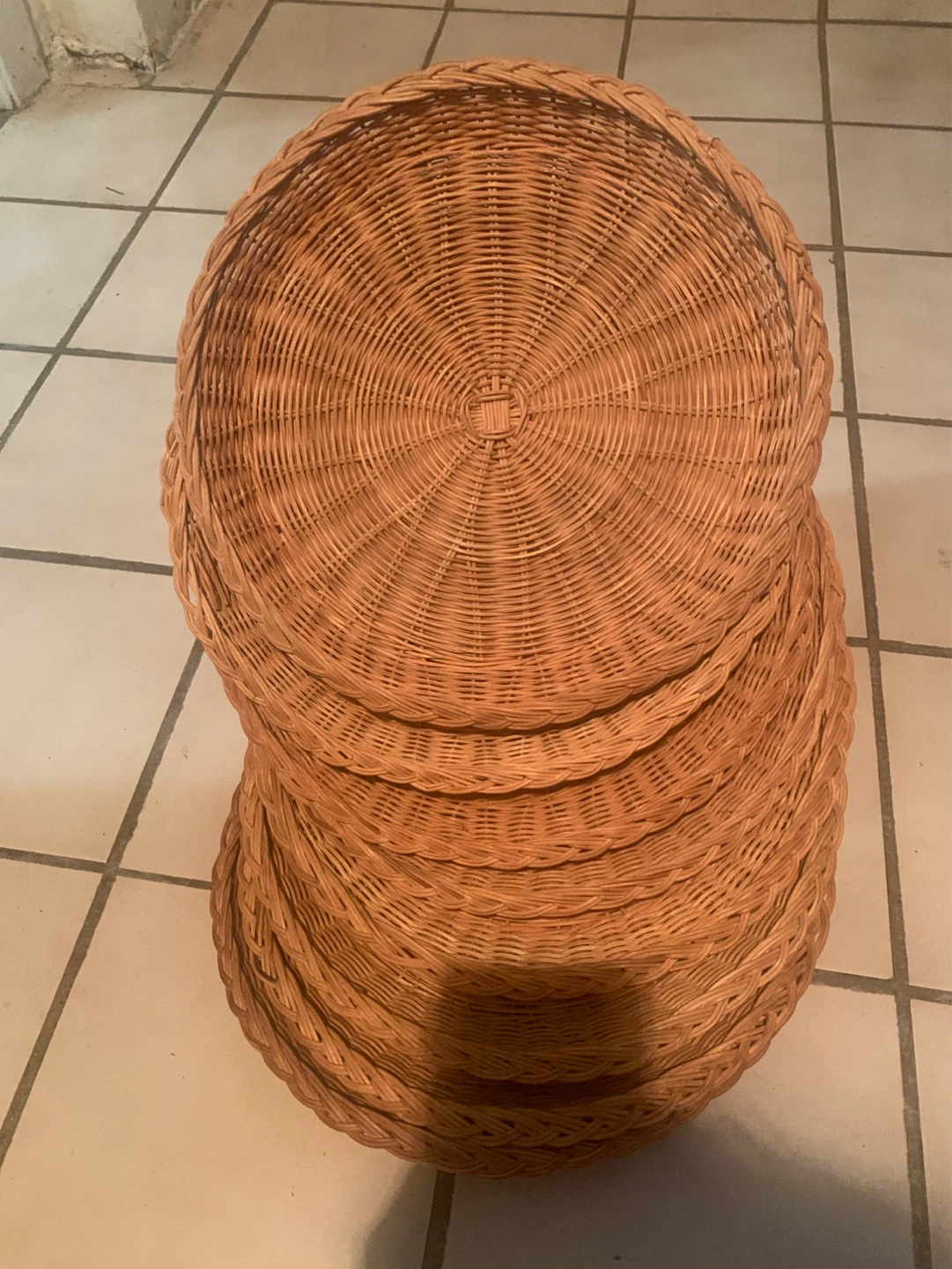 Woven Rattan Charger Plates  10