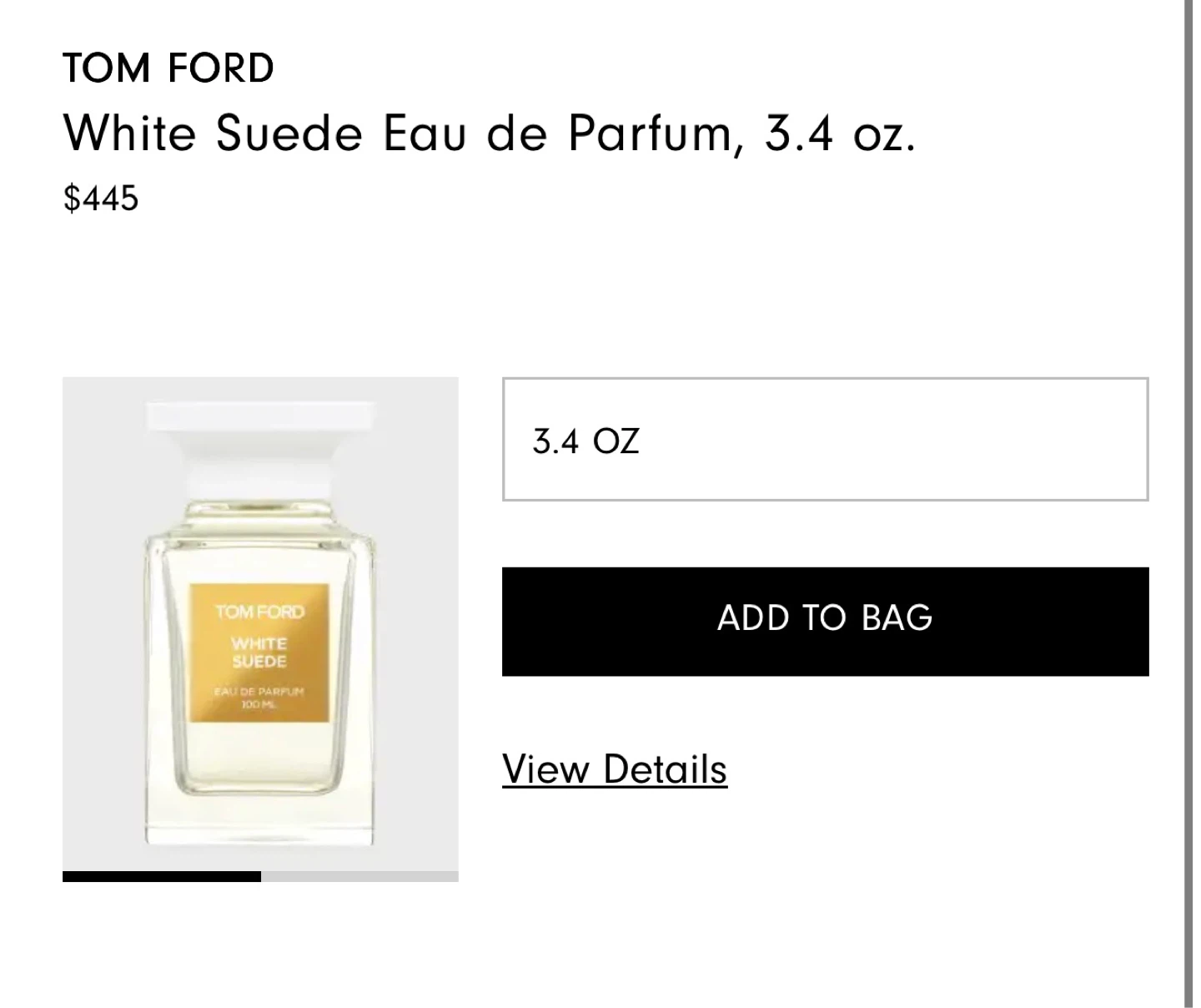 Tom Ford White Suede Eau de Parfum, 3.4 oz - photo 4