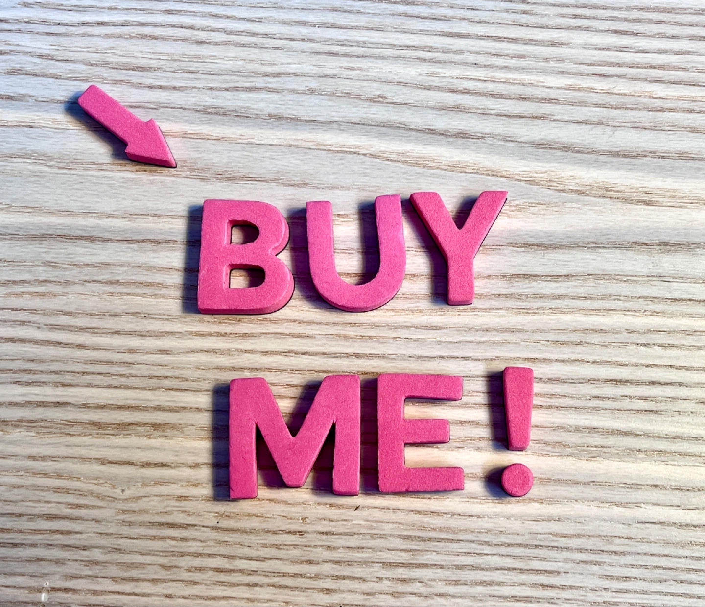 The Type Set Co. Soft Magnetic Letters Set - Mad Magenta - photo 3