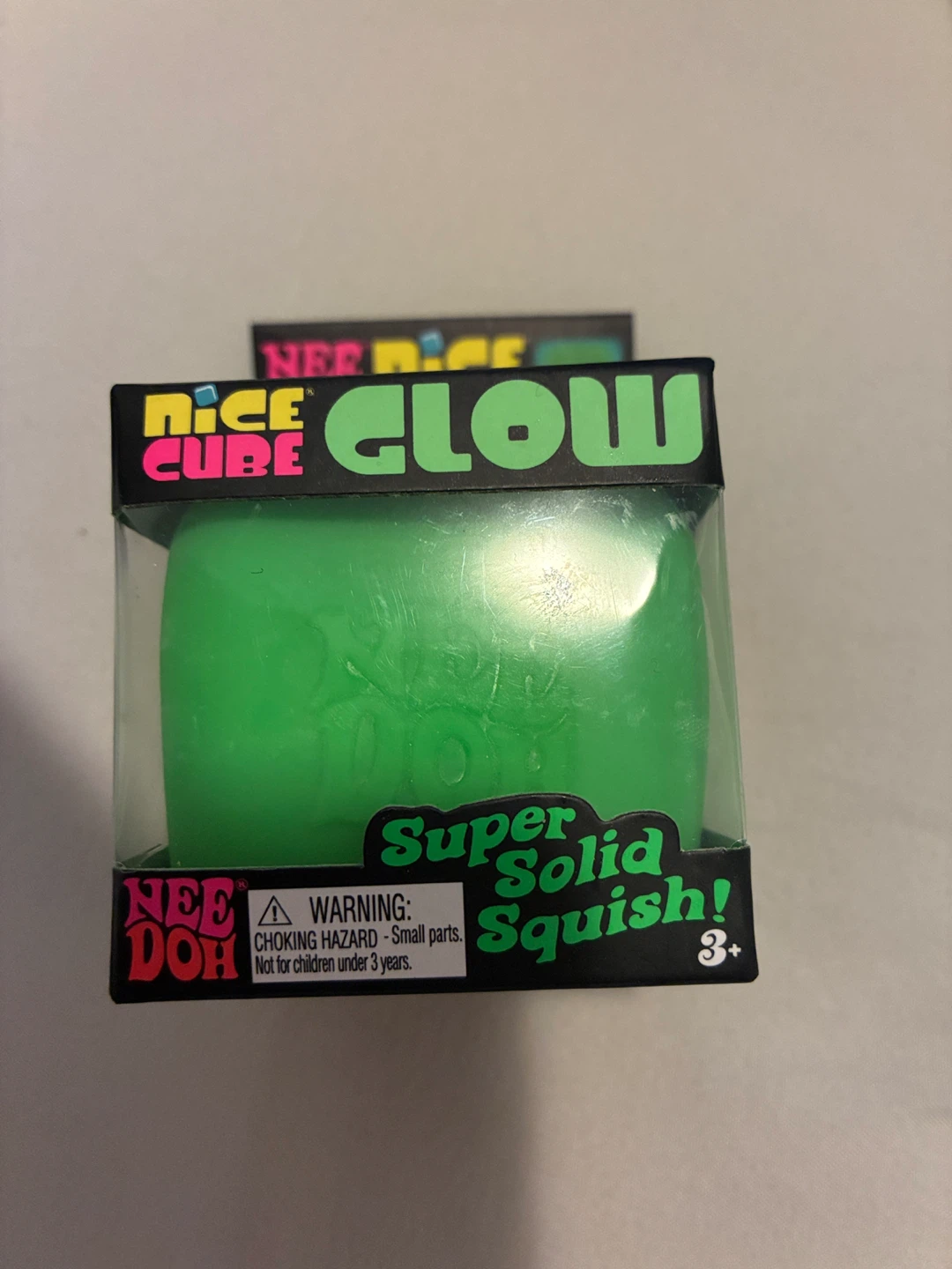 Nee Doh Nice Cube Glow Super Solid Squish Toy - photo 3