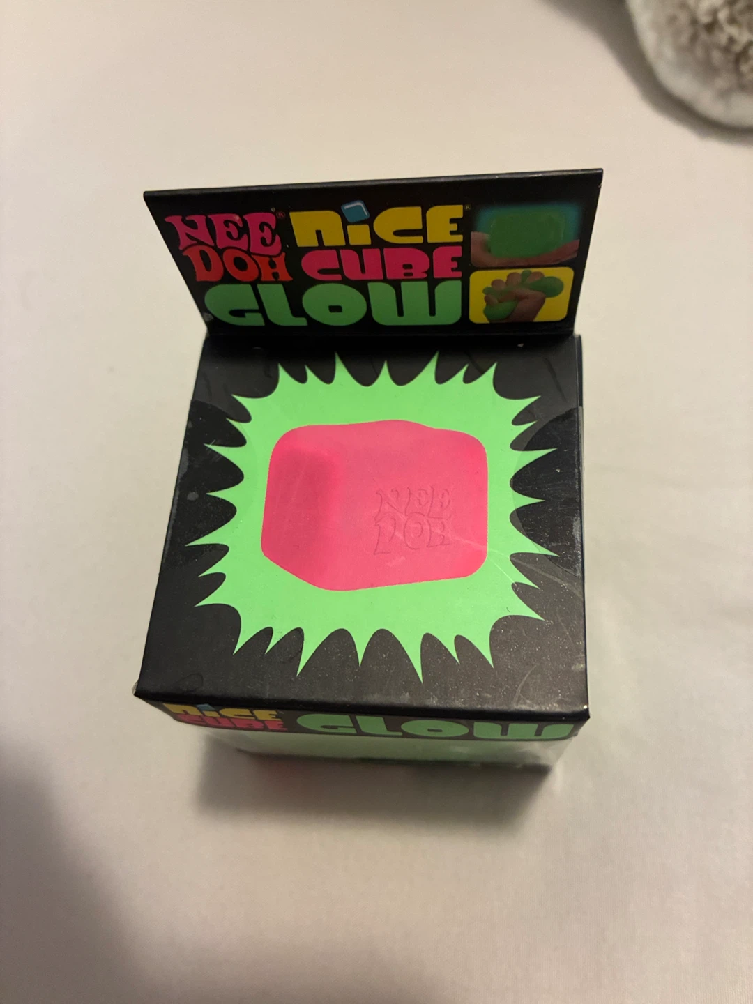 Nee Doh Nice Cube Glow Super Solid Squish Toy - photo 2