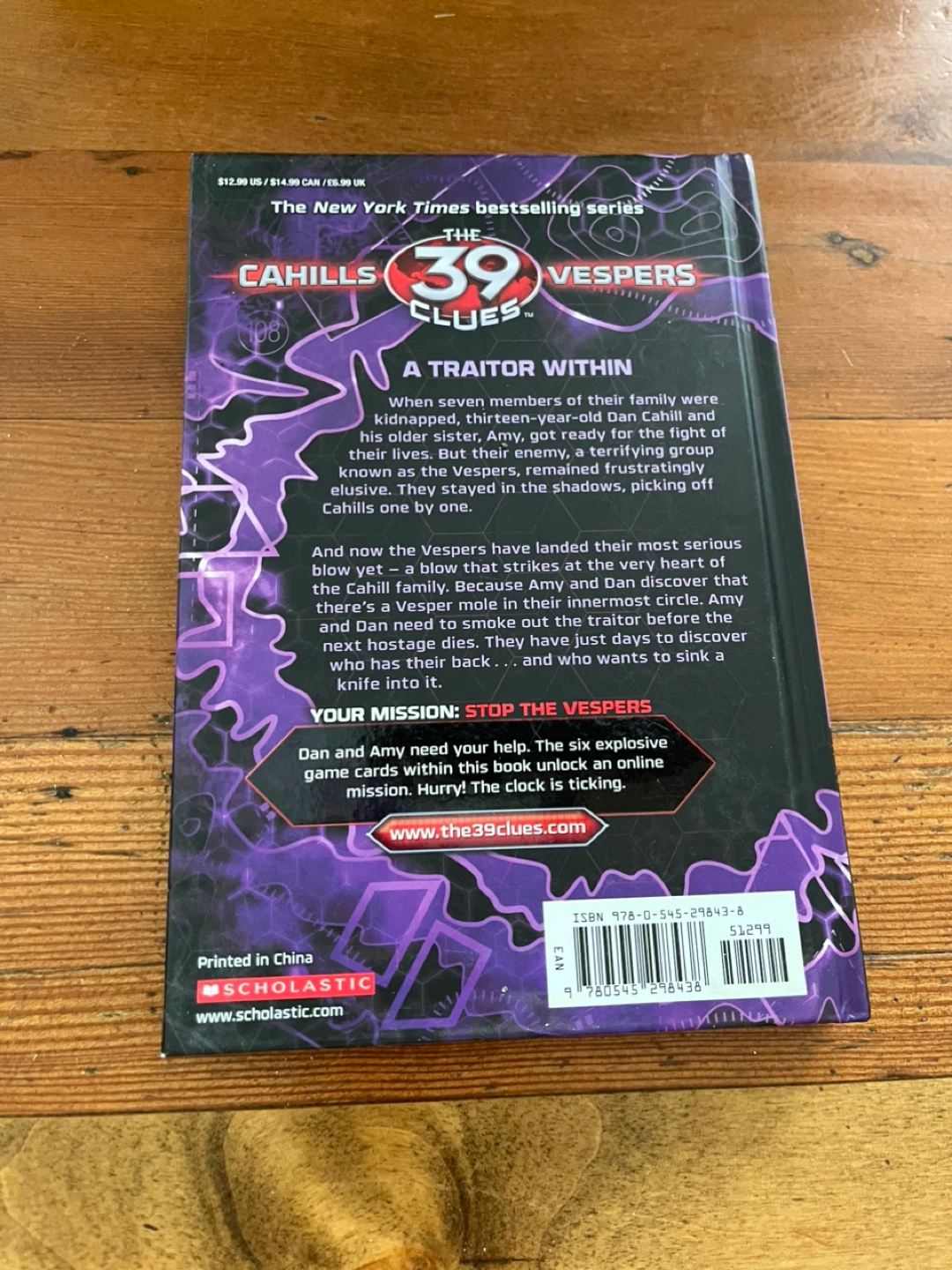 The 39 Clues: Cahill vs. Vespers Book 5, Trust No One - photo 2