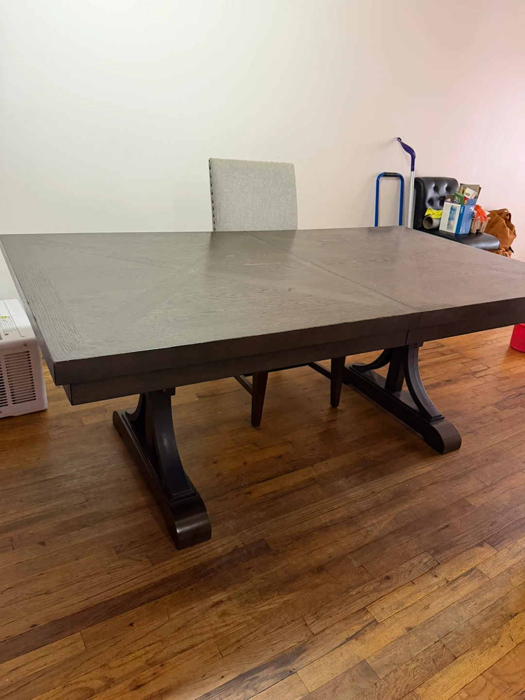 Dark Wood Dining Table - like new - photo 2