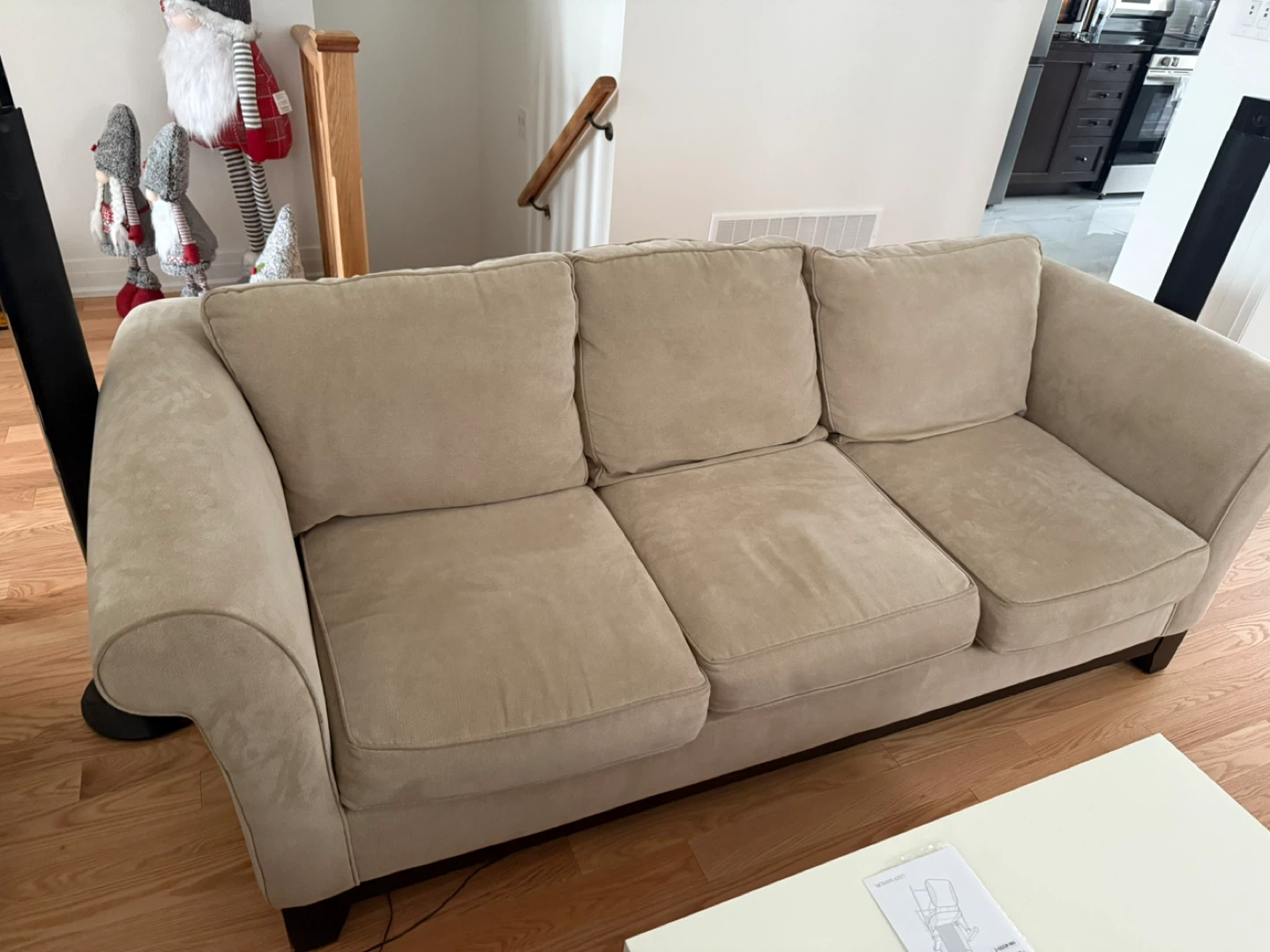 Beige Sofa Set 3-seater and 2-seater sofa