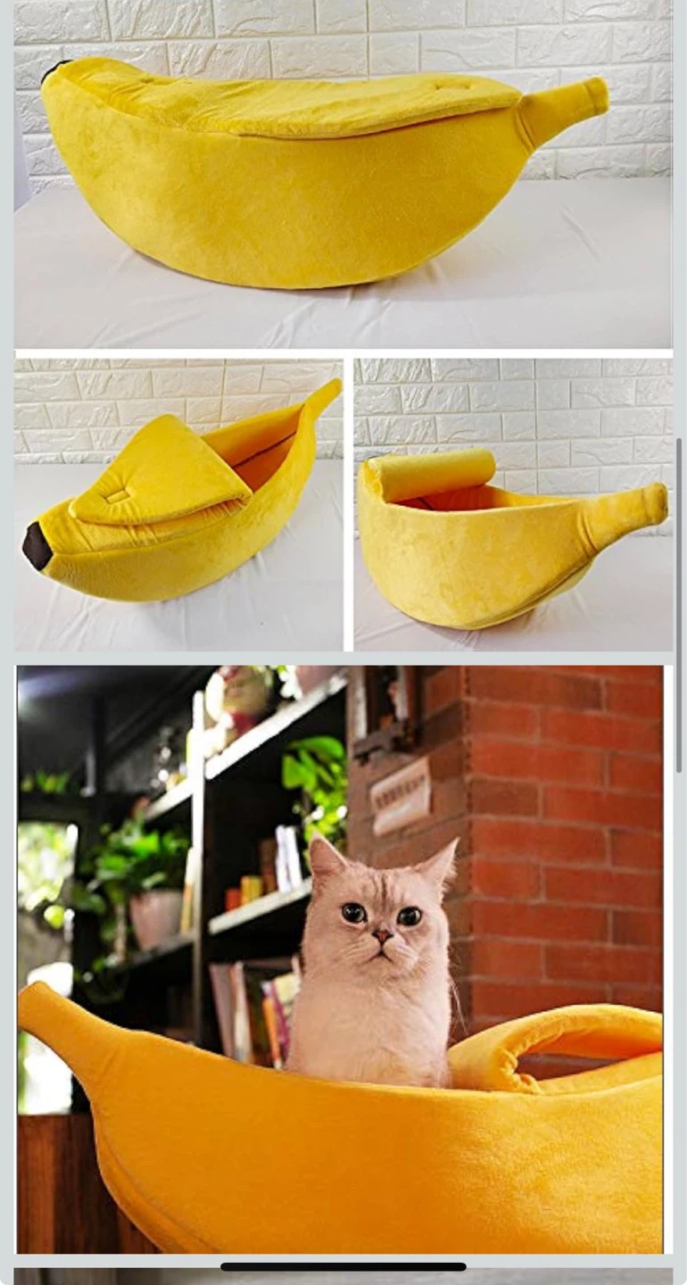 Banana cat bed - PetGrow [Large] - photo 3