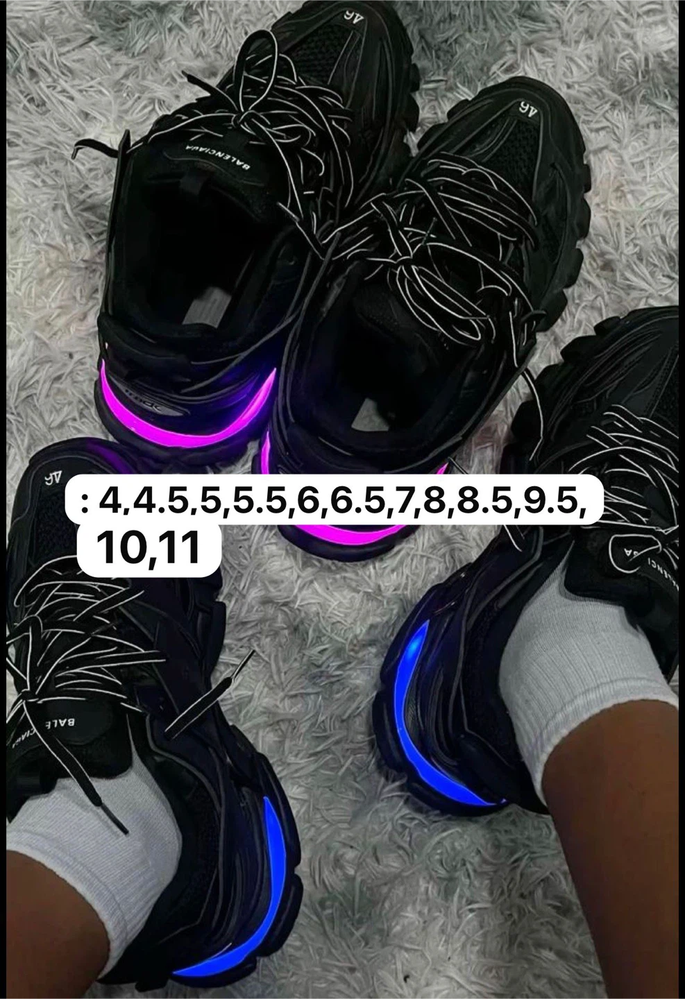 Balenciaga Black Track Sneakers - photo 2