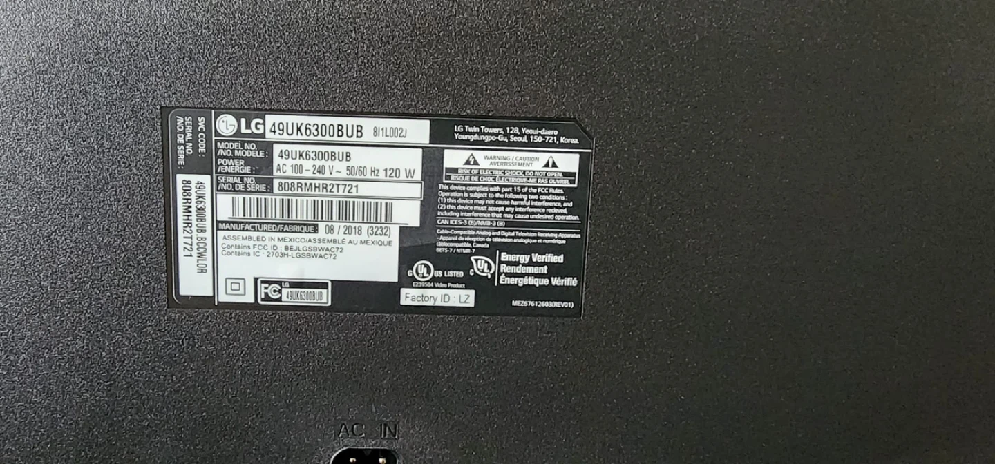 LG 49UK6300BUB 49-inch 4K UHD HDR Smart TV - photo 4