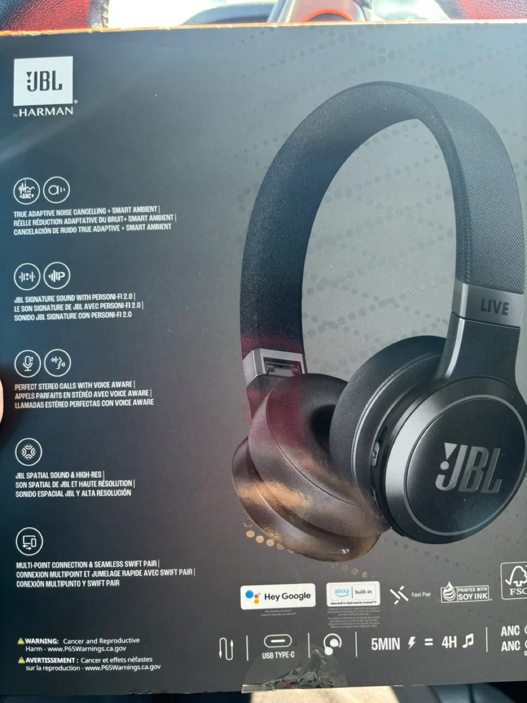 JBL LIVE 670NC Wireless Headphones - photo 2