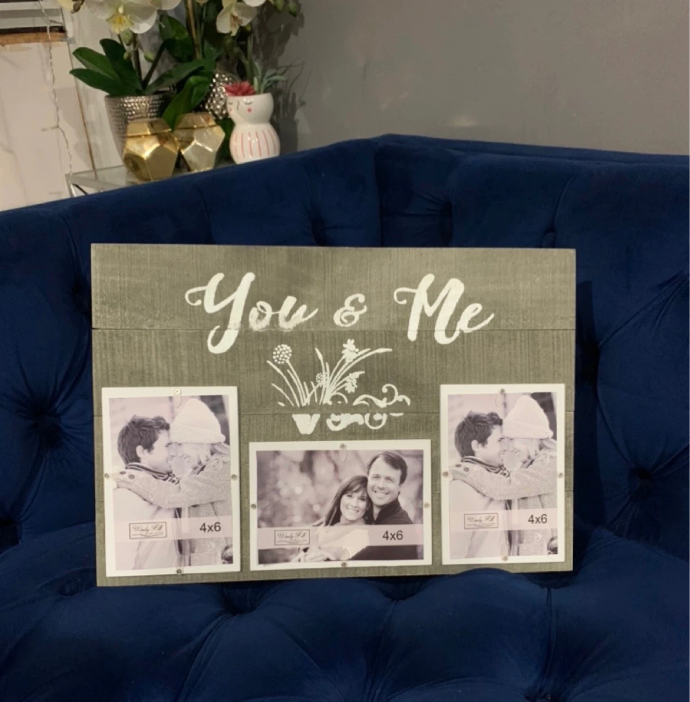 You & Me Triple Photo Frame