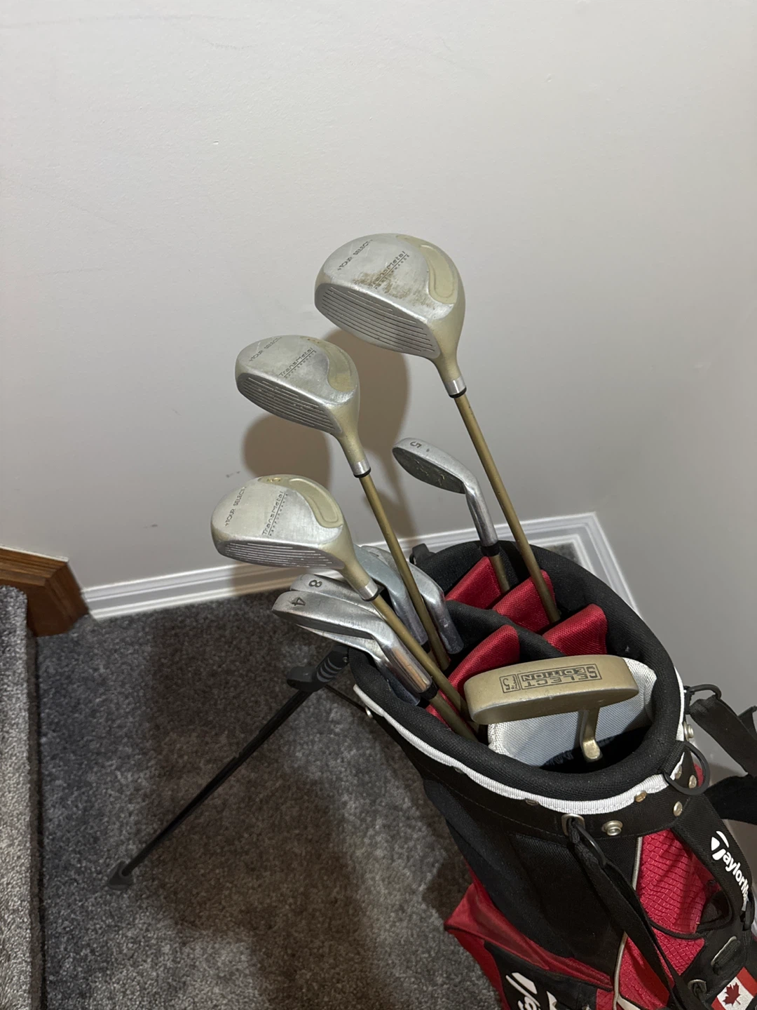 Taylormade Golf Bag with Tour Select Clubs - photo 2