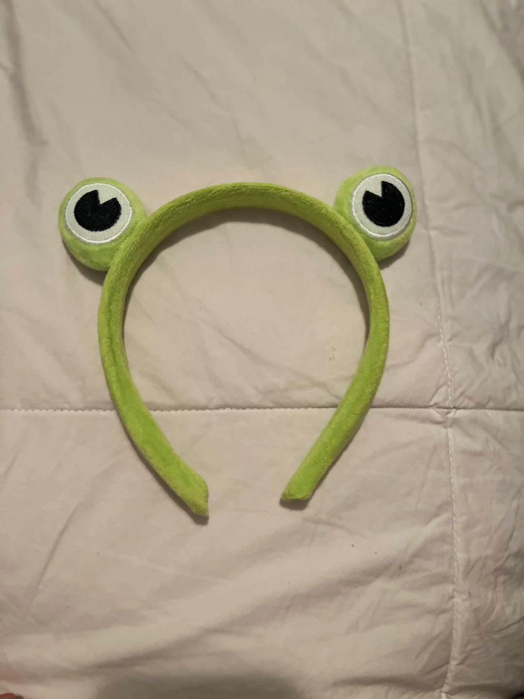 Green Frog Plush Headband