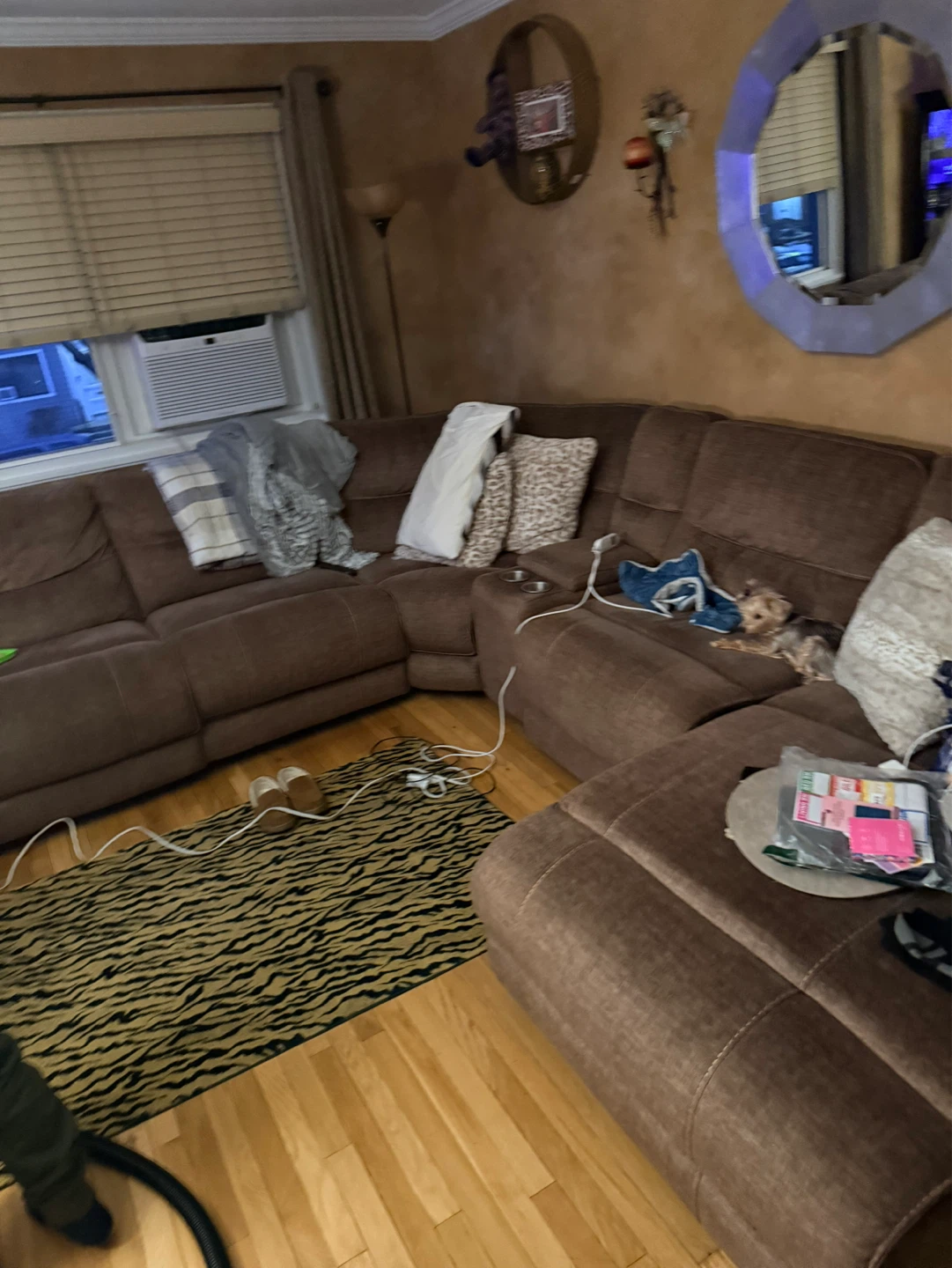 Brown Sectional Sofa