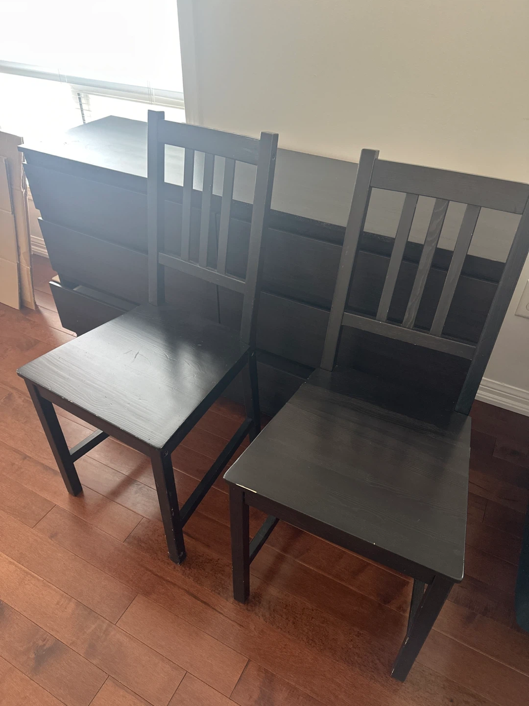 Black Wooden Dining Chair ($10 each)