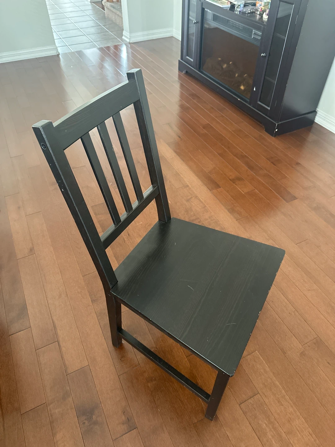 Black Wooden Dining Chair ($10 each) - photo 2