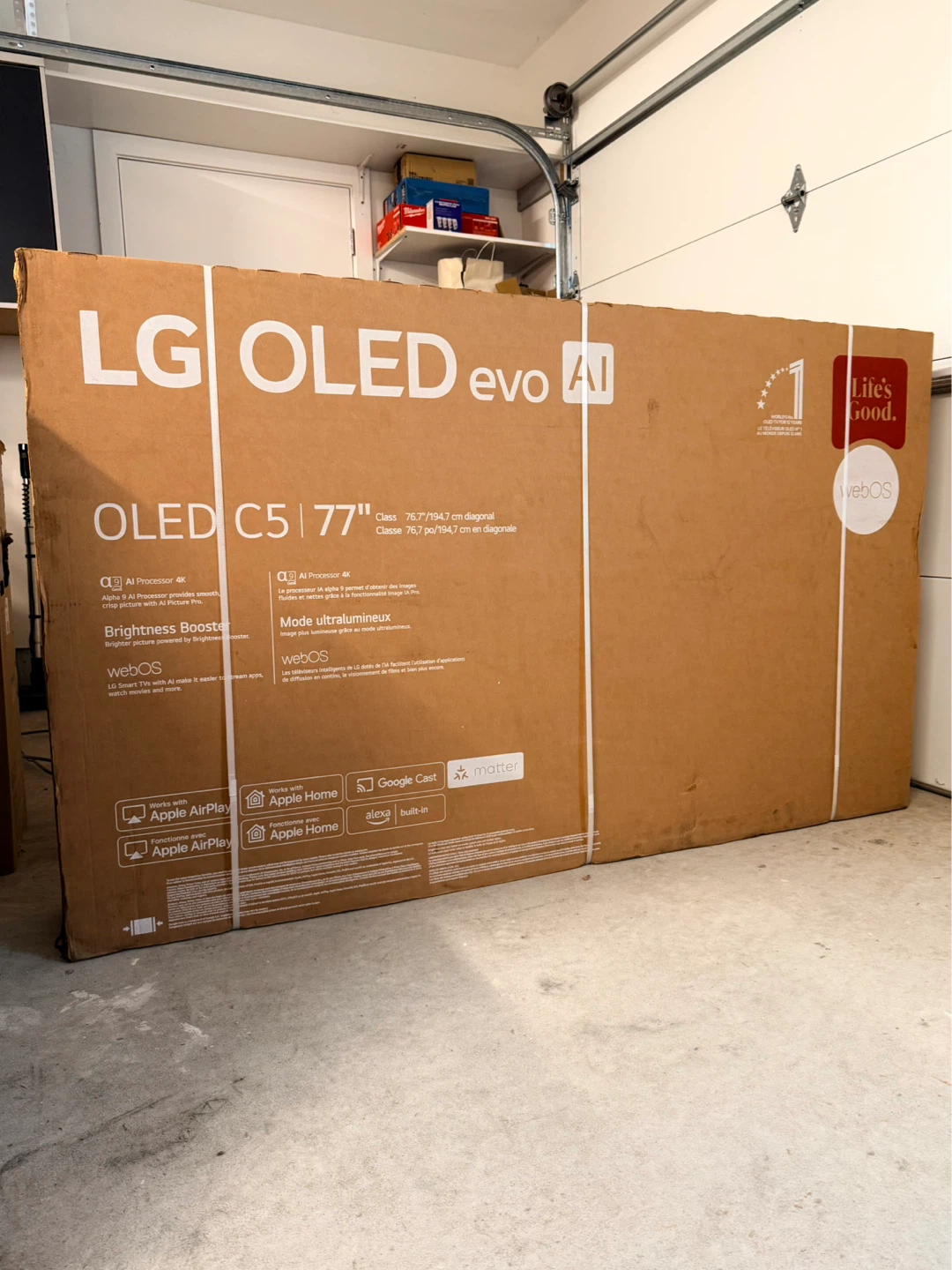 New! LG 77” OLED C5 Smart Tv - Firm