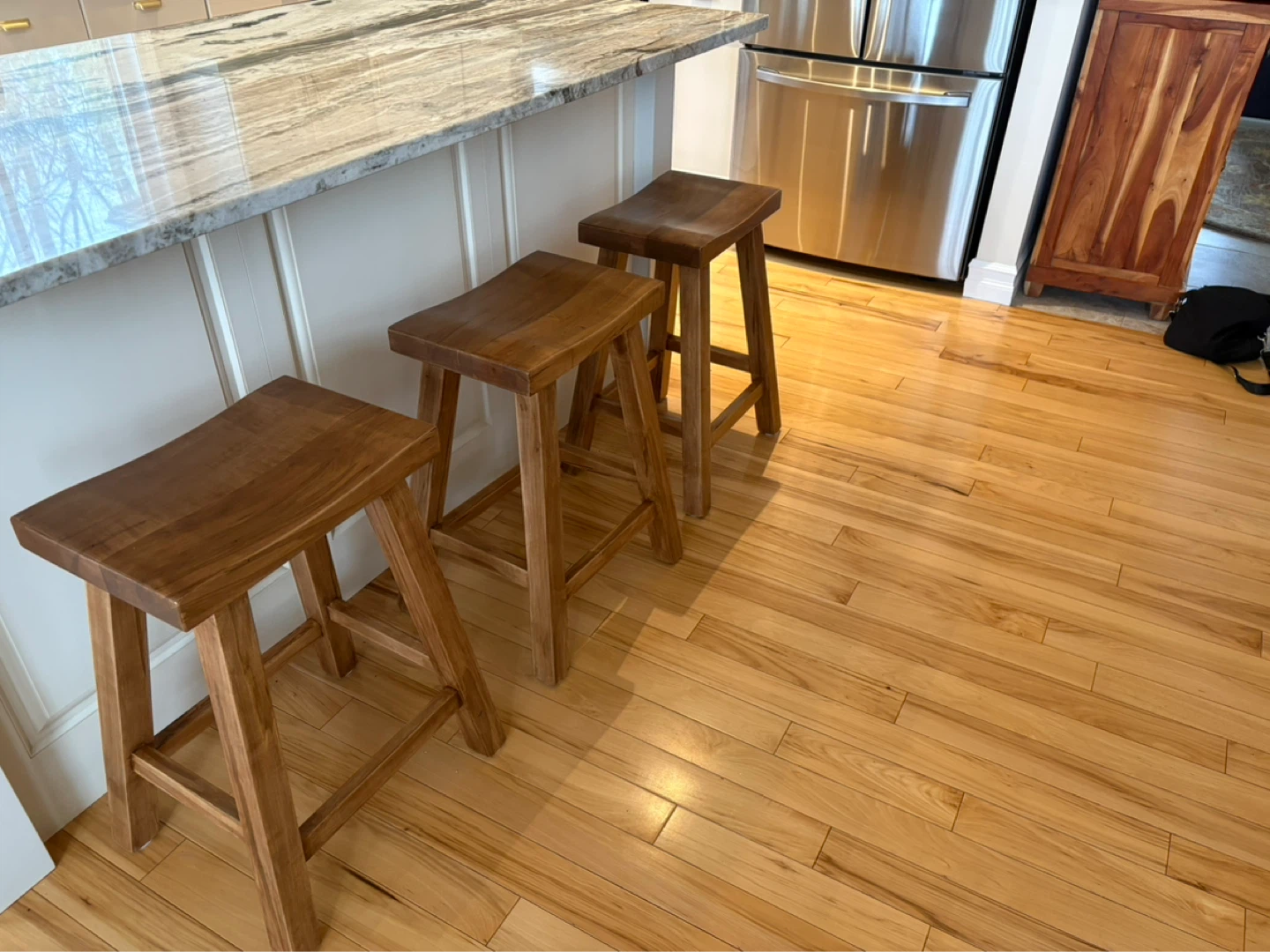 Solid Maple Bar Stools - photo 2