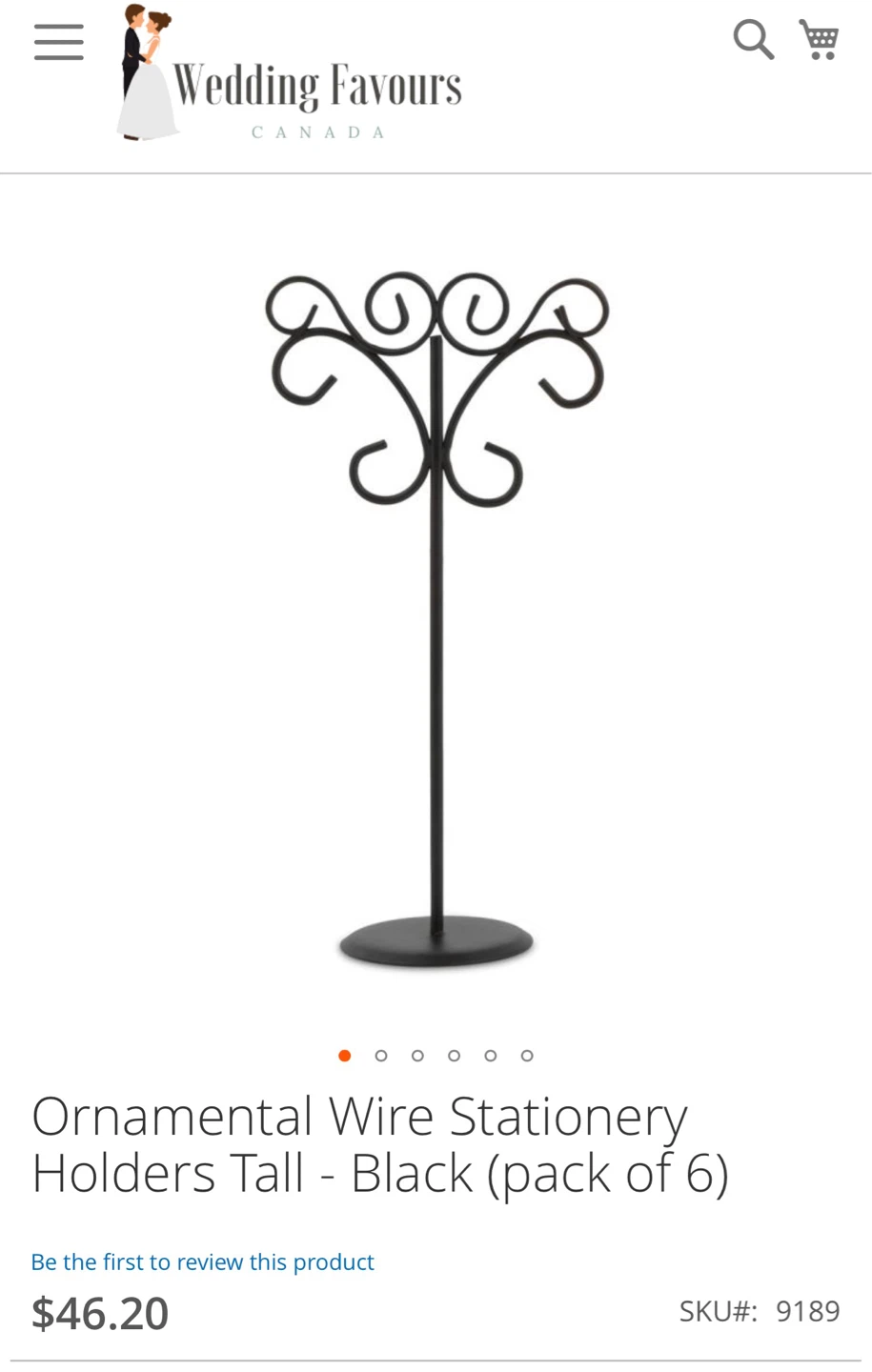 Set of 6 Ornamental Wire Stationery Holders - photo 4
