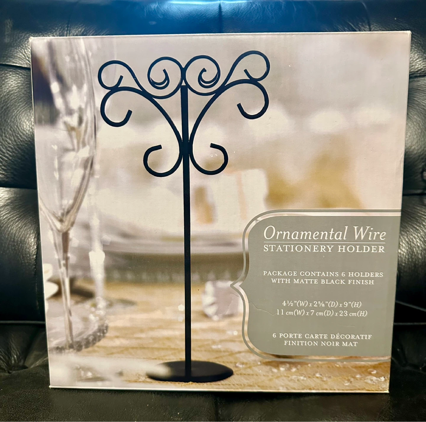 Set of 6 Ornamental Wire Stationery Holders - photo 2