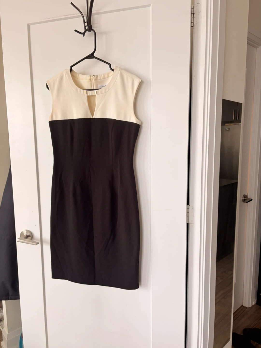 Calvin Klein Two-Tone Sheath Dress