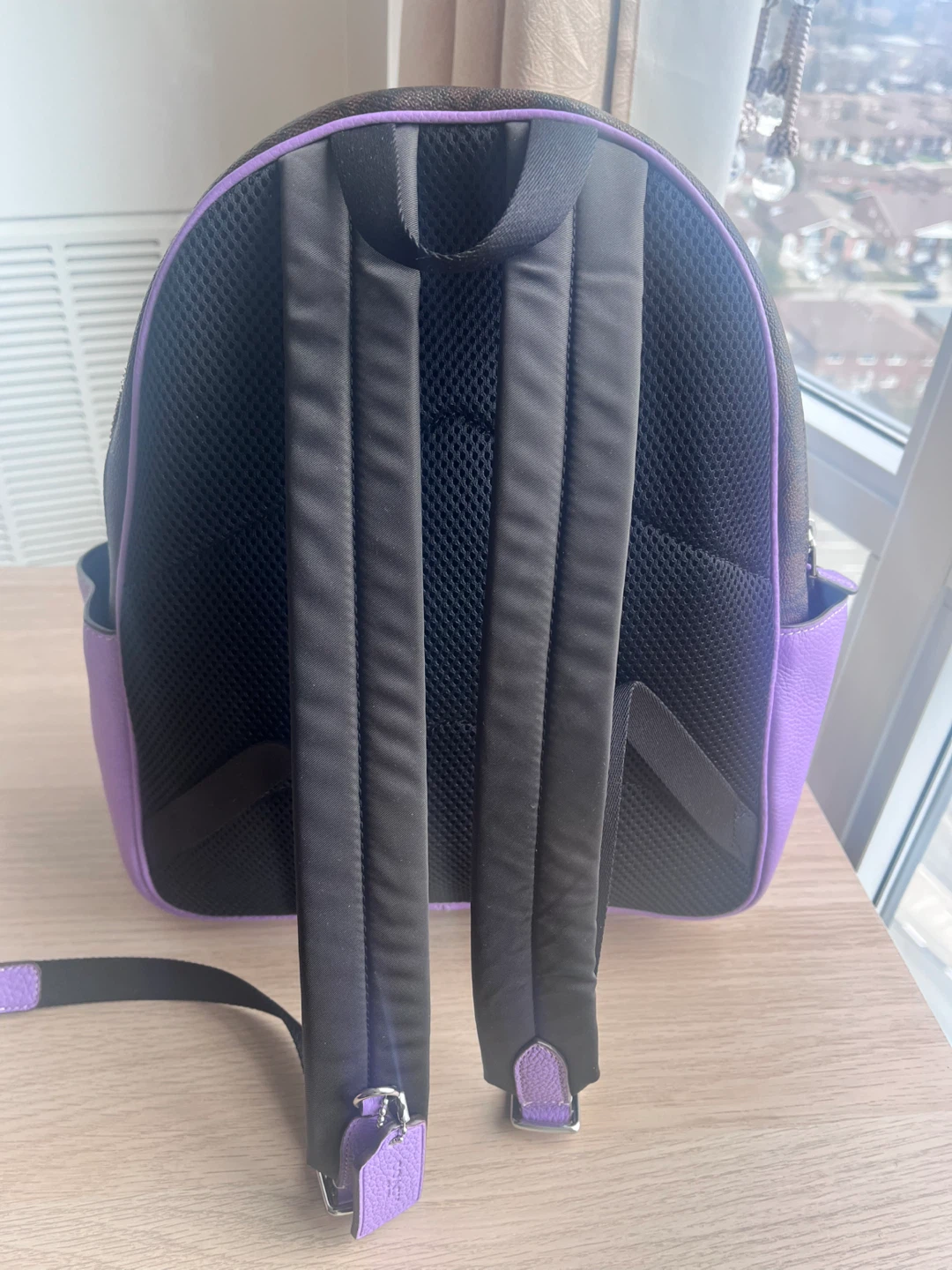 Coach Signature Backpack - Brown/Purple - photo 2