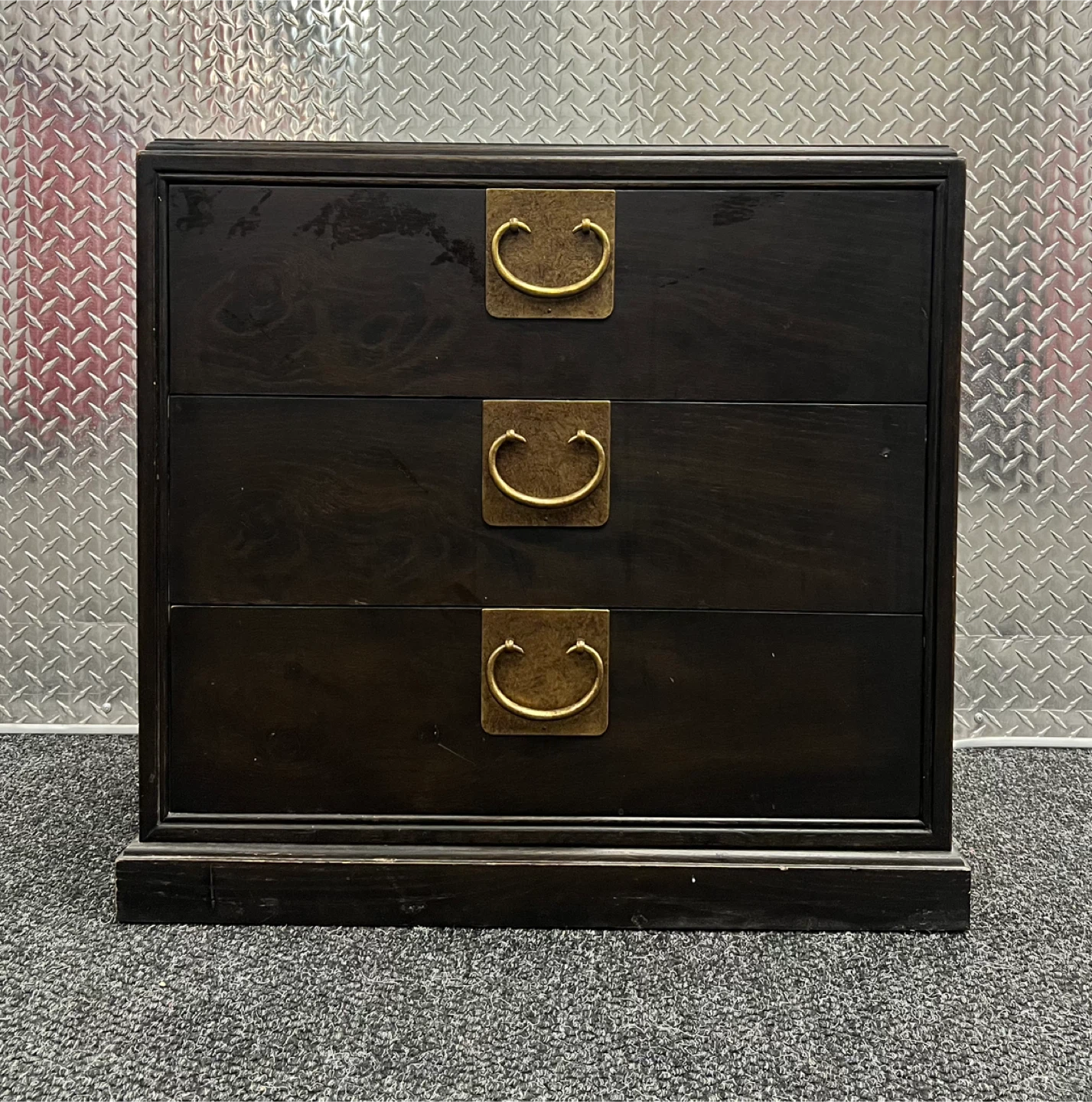 John Stuart Black 3-Drawer Chest (FREE DELIVERY)