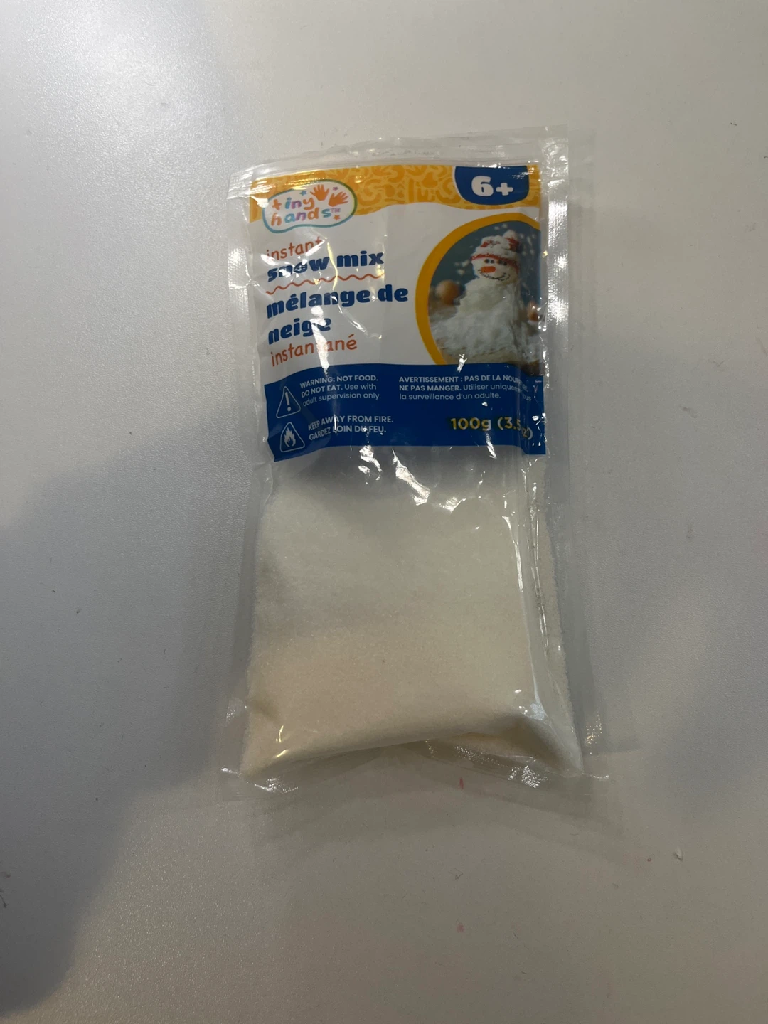 Tiny Hands Instant Snow Mix 100g