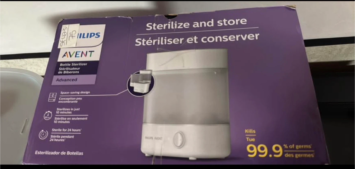 Philips Avent bottle Sterilizer - photo 2