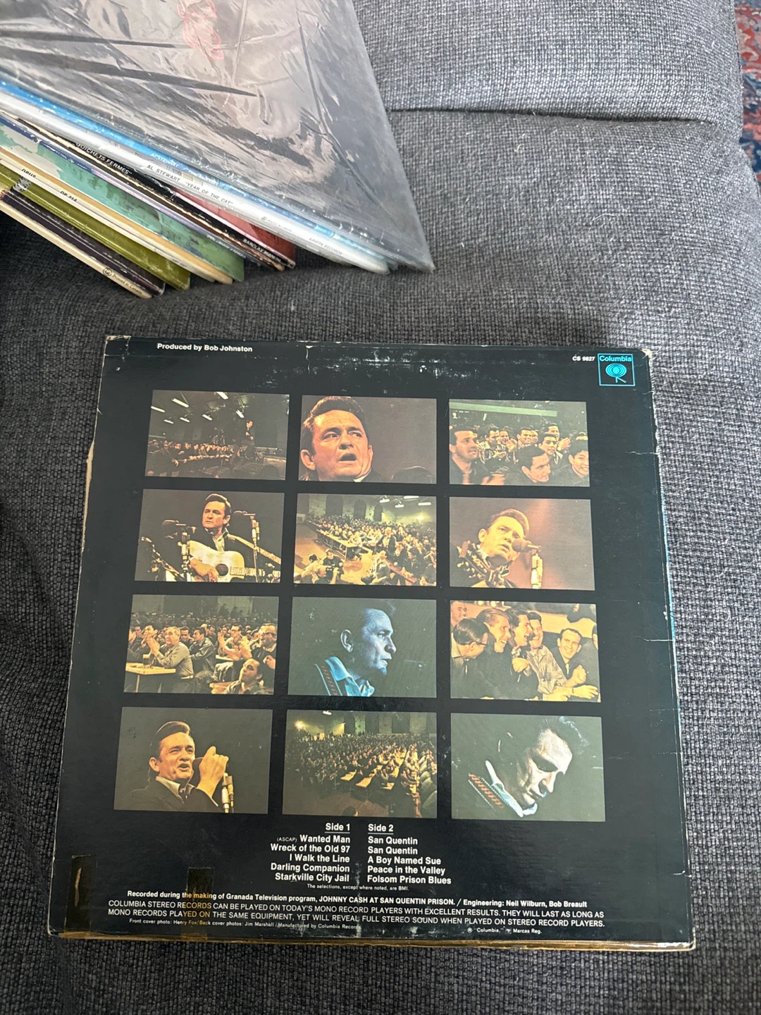 Johnny Cash At San Quentin Vinyl Record - photo 2
