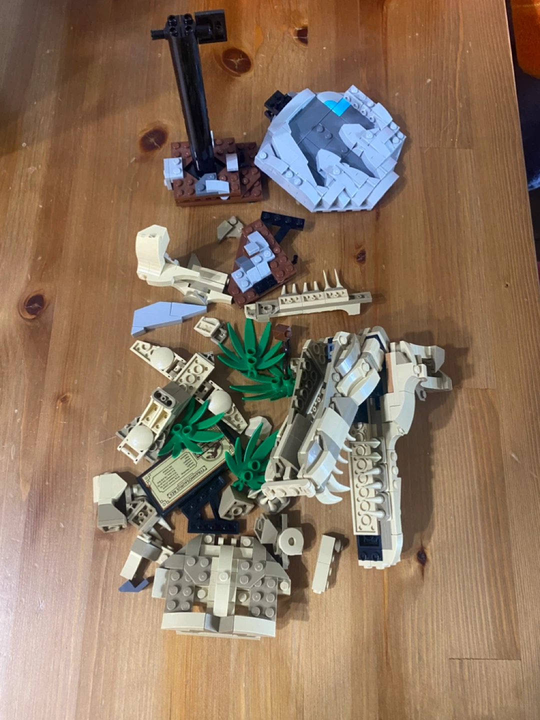 LEGO Jurassic World T. Rex Skull Fossil Set (No Box) - photo 2