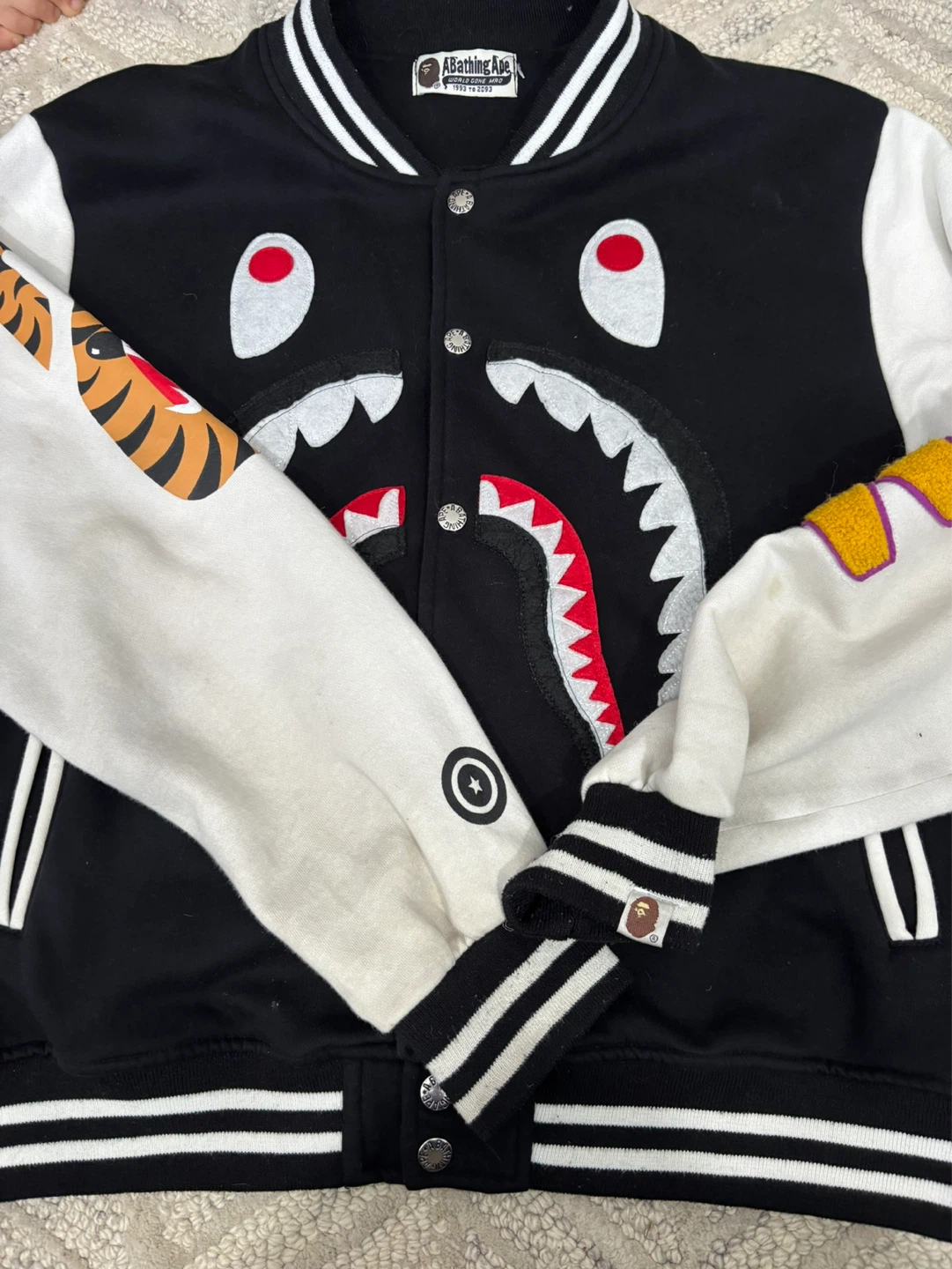 A Bathing Ape Shark Varsity Jacket - photo 5