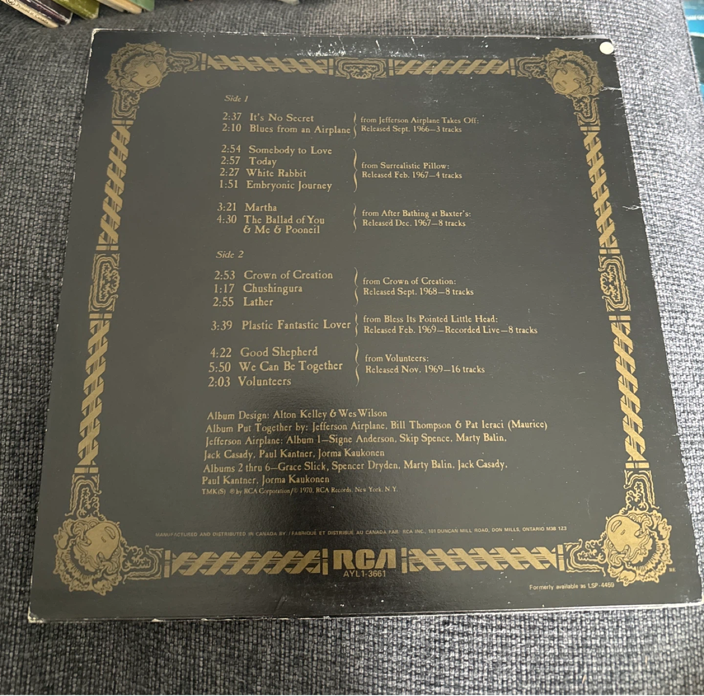 The Worst of Jefferson Airplane Vinyl Record - photo 2