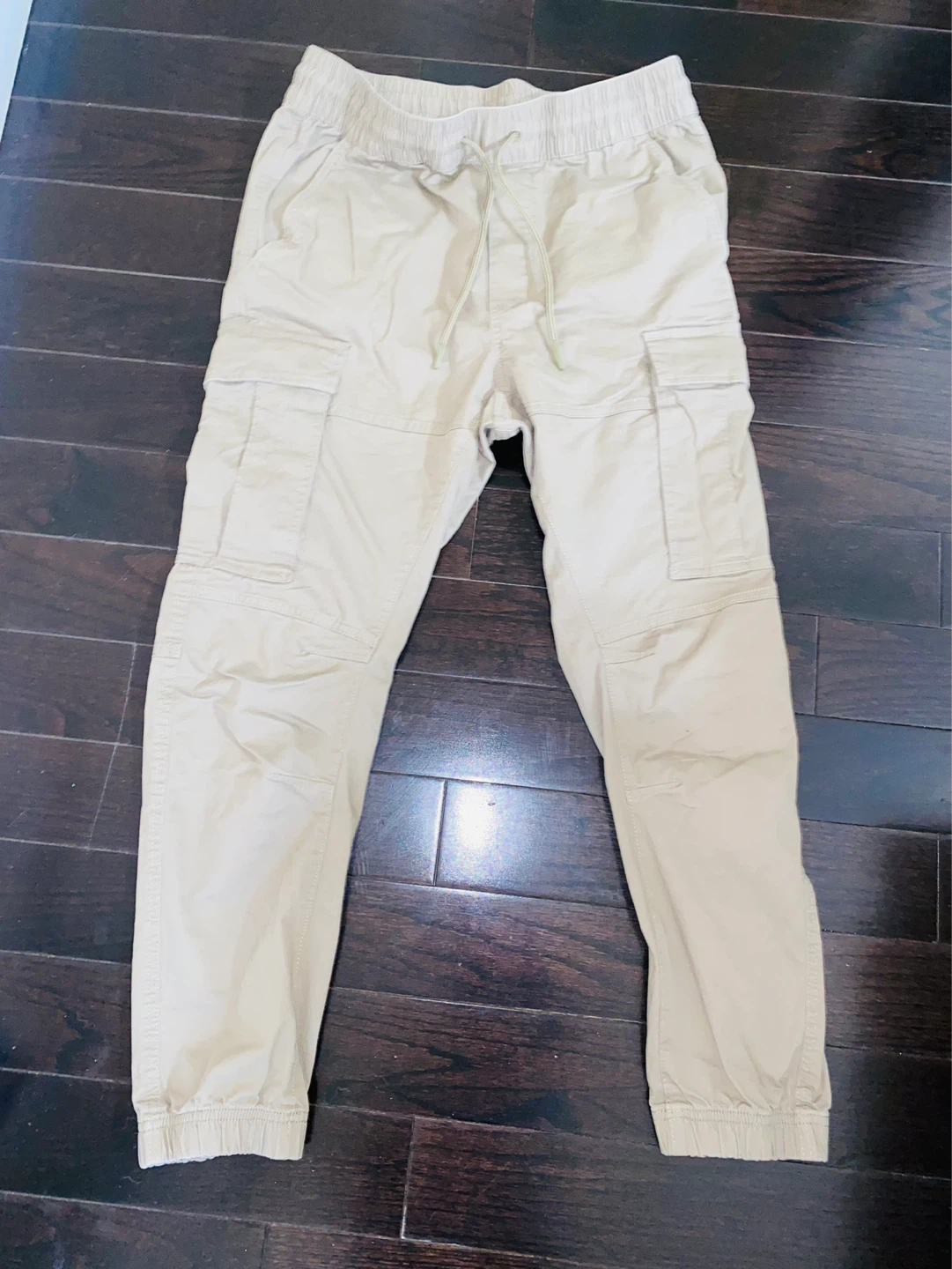 H&M Slim Fit Cargo Pants - Khaki