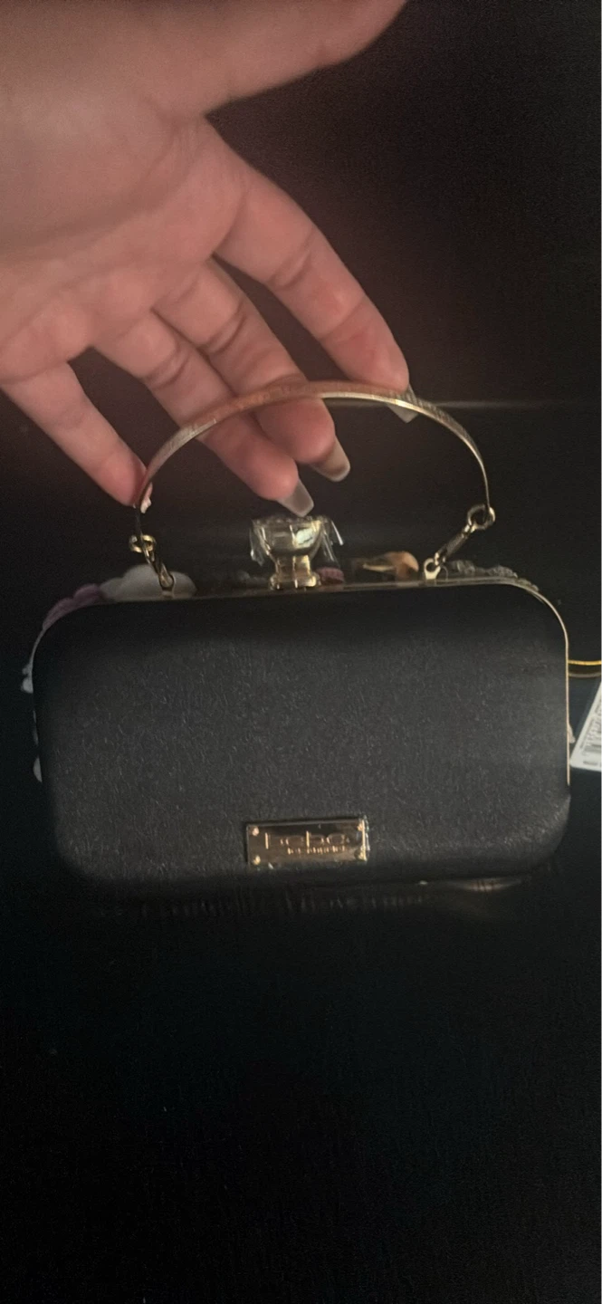 Bebe Embellished Clutch Evening Bag - photo 4