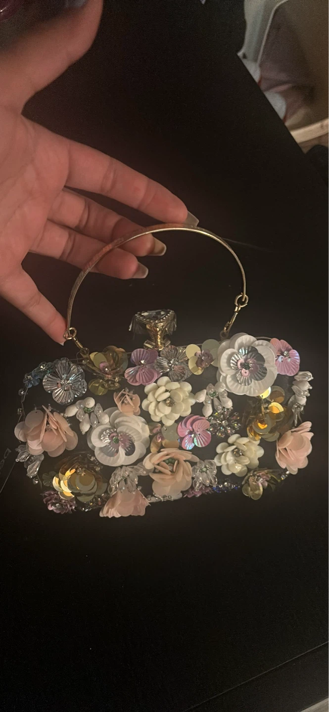 Bebe Embellished Clutch Evening Bag