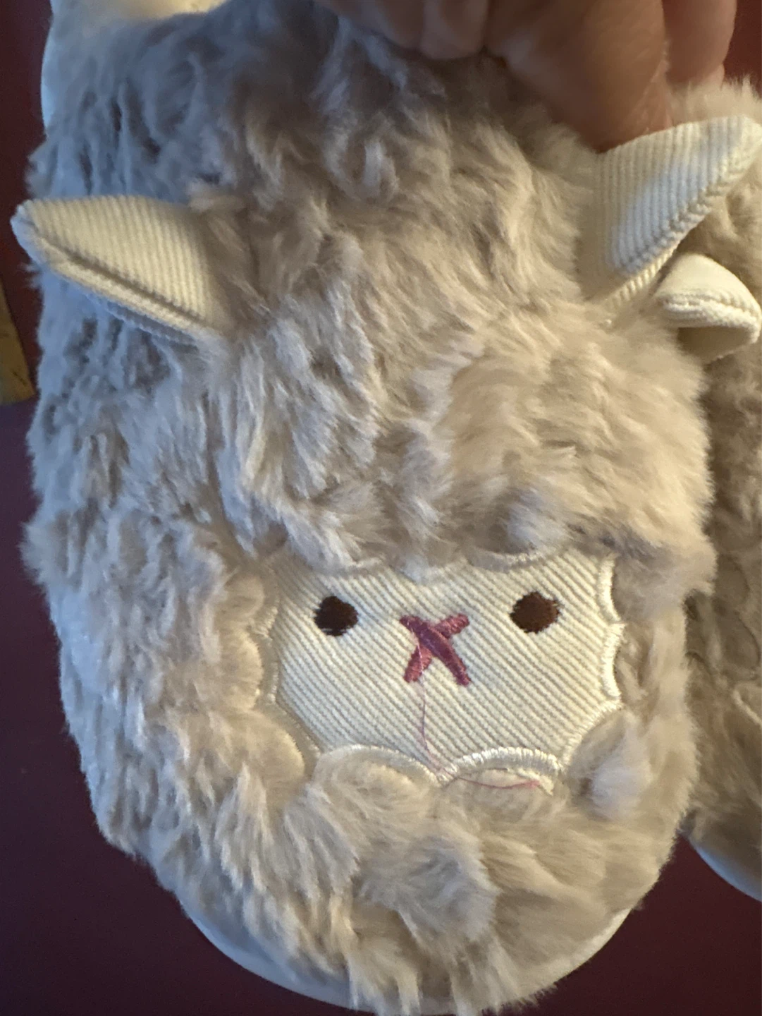 NEW Fuzzy Sheep Slippers - Size 44-45 - photo 3