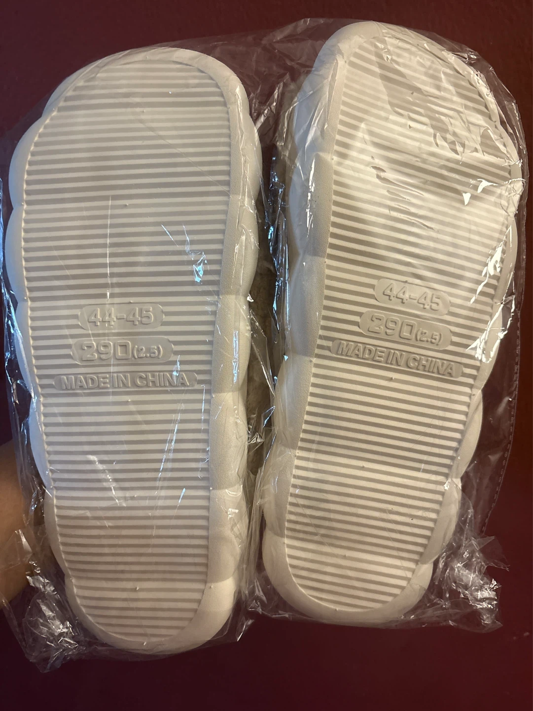 NEW Fuzzy Sheep Slippers - Size 44-45 - photo 2