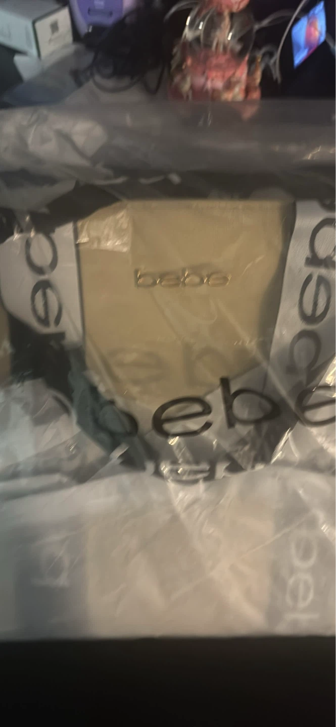 Bebe Hana Canvas Tote Bag - Beige - photo 3