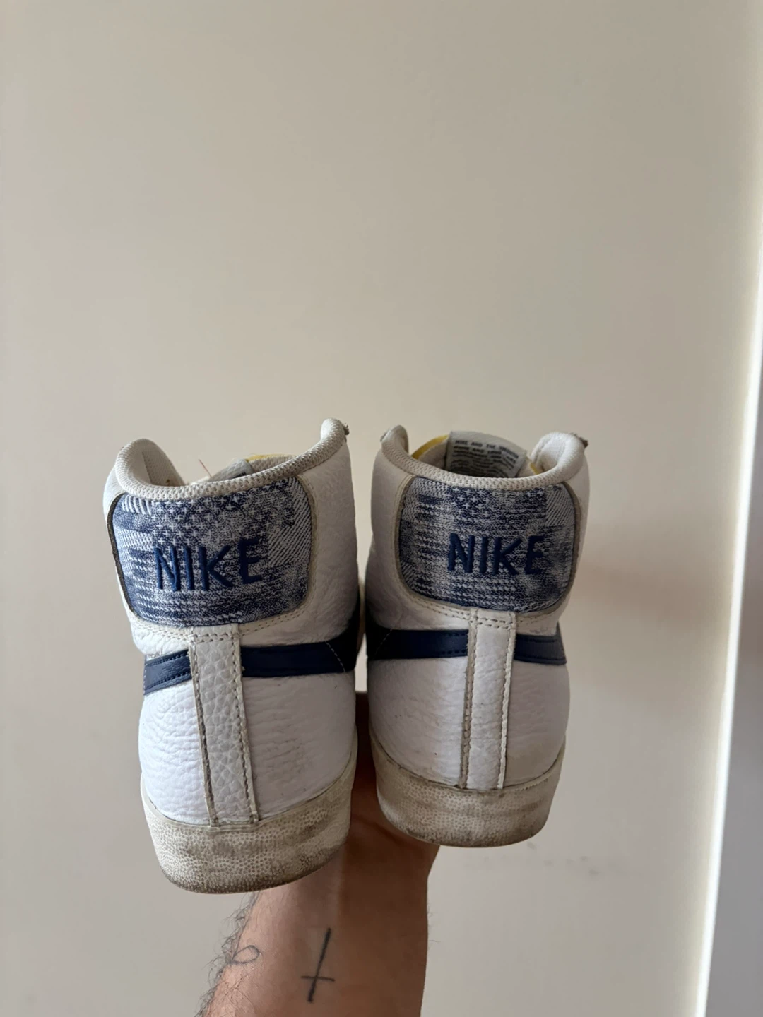 Nike Blazer Mid '77 Vintage White/Blue Sneakers - photo 2