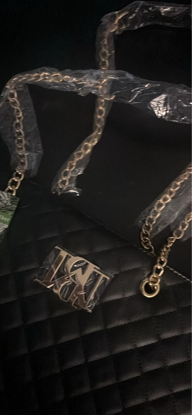 Badgley mishka Quilted Chain Strap Tote Bag - Black - photo 2